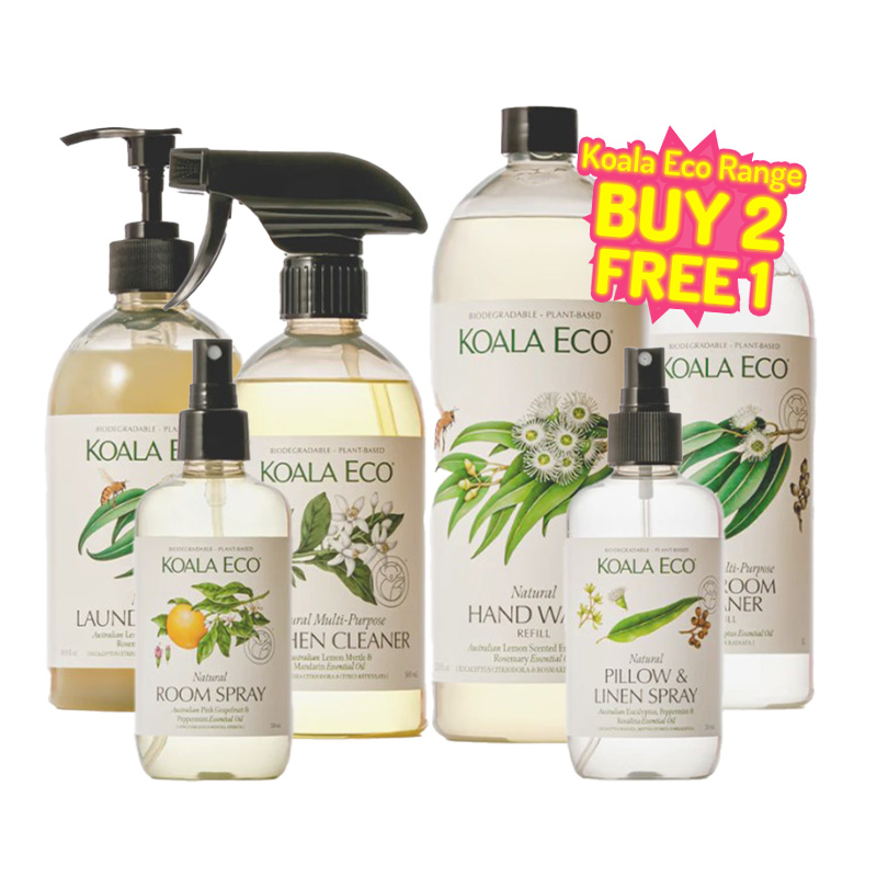 Buy 2 Get 1 Free on entire Koala Eco Range (Free item is of equivalent or lower value)